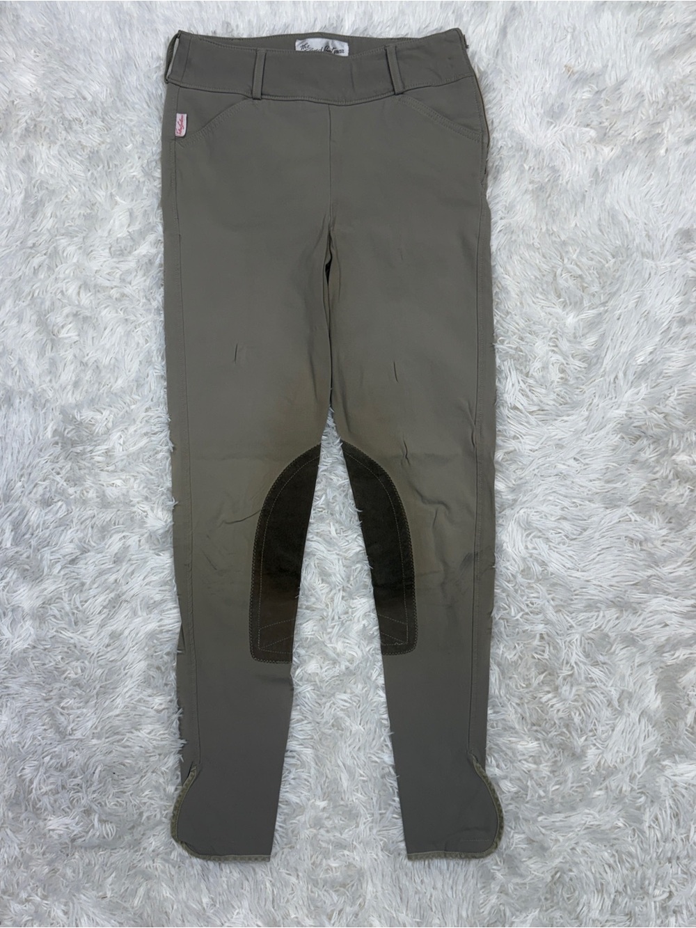 Women’s Size 26L Tan Tailored Sportsman Knee Patch Horseback Riding Breeches - Picture 2 of 7
